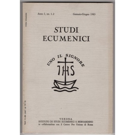 STUDI ECUMENICI-nn 1-2, gennaio/giugno-1983