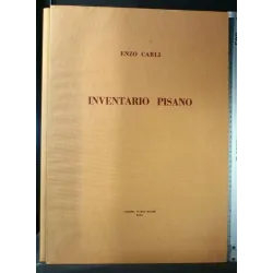 INVENTARIO PISANO PREFAZIONE FORTUNATO BELLONZI ESEMPLARE N. 155