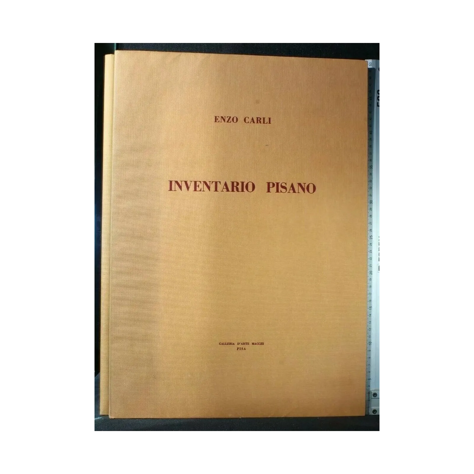 INVENTARIO PISANO PREFAZIONE FORTUNATO BELLONZI ESEMPLARE N. 155