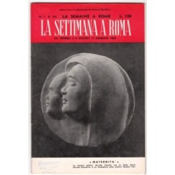 LA SETTIMANA A ROMA-n 1, venerdì 5-giovedì 11 gennaio-1962