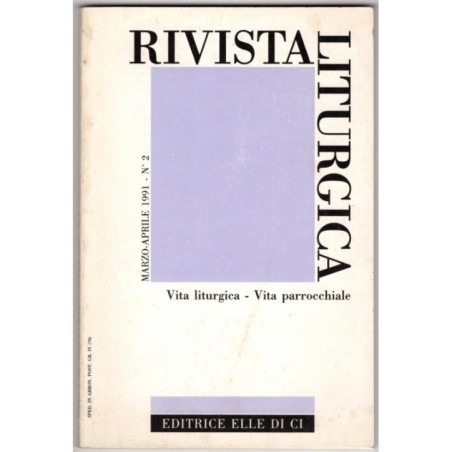 RIVISTA LITURGICA-n 2, marzo/aprile-1991
