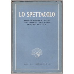 LO SPETTACOLO-n 1, gennaio/marzo-1951