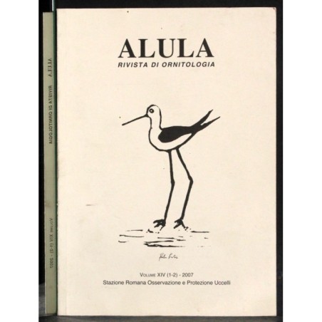 ALULA. RIVISTA DI ORNITOLOGIA-vol XIV (1-2)-2007
