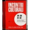 INCONTRI CULTURALI-n 1-2-3-4-1975