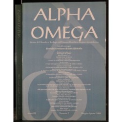 ALPHA OMEGA. RIVISTA DI FILOSOFIA E TEOLOGIA-n 2, maggio/agosto-2000