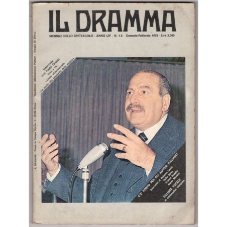 IL DRAMMA-n 1-2, gennaio/febbraio-1978