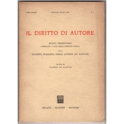 IL DIRITTO DI AUTORE-n 1, gennaio/marzo-1966