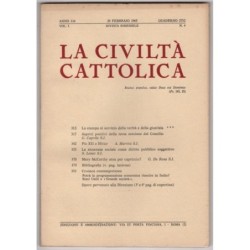 LA CIVILTÀ CATTOLICA-n 4, 20 febbraio-1965