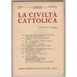 LA CIVILTÀ CATTOLICA-n 3, 6 febbraio-1965