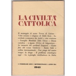 LA CIVILTÀ CATTOLICA-n 3, 3 febbraio-1973