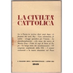 LA CIVILTÀ CATTOLICA-n 9, 5 maggio-1973
