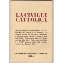 LA CIVILTÀ CATTOLICA-n 14, 21 luglio-1973