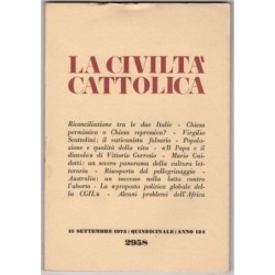 LA CIVILTÀ CATTOLICA-n 18, 15 settembre-1973