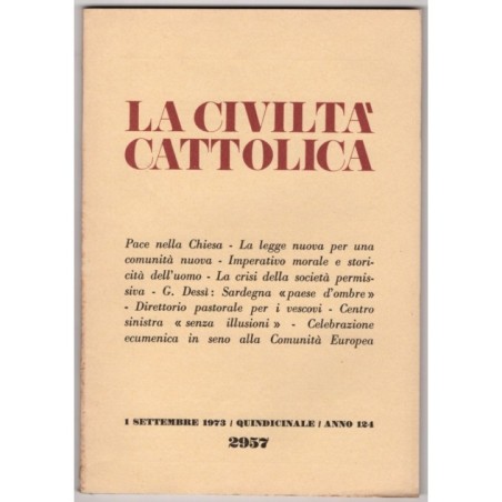 LA CIVILTÀ CATTOLICA-n 17, 1 settembre-1973
