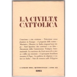 LA CIVILTÀ CATTOLICA-n 13, 5 luglio-1986