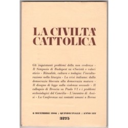 LA CIVILTÀ CATTOLICA-n 23, 6 dicembre-1986