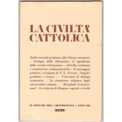 LA CIVILTÀ CATTOLICA-n 2, 19 gennaio-1985