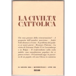 LA CIVILTÀ CATTOLICA-n 12, 15 giugno-1985