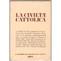 LA CIVILTÀ CATTOLICA-n 22, 15 novembre-1986