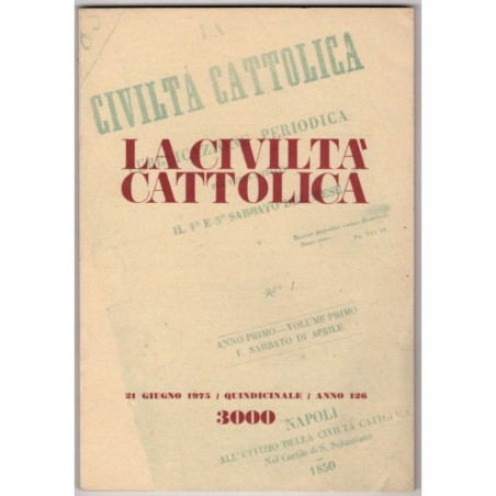 LA CIVILTÀ CATTOLICA-n 12, 21 giugno-1975