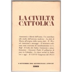 LA CIVILTÀ CATTOLICA-n 17, 6 settembre-1986