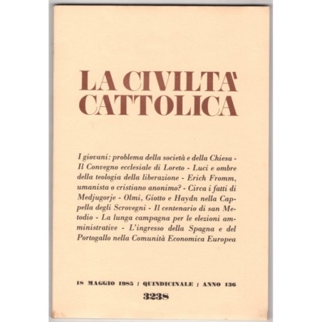 LA CIVILTÀ CATTOLICA-n 10, 18 maggio-1985