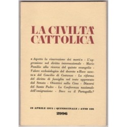 LA CIVILTÀ CATTOLICA-n 8, 19 aprile-1975