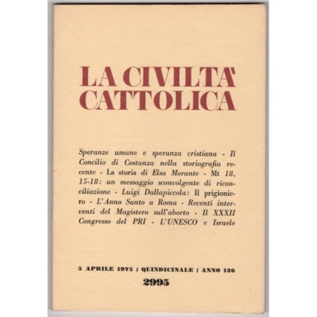 LA CIVILTÀ CATTOLICA-n 7, 5 aprile-1975