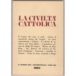 LA CIVILTÀ CATTOLICA-n 6, 15 marzo-1975