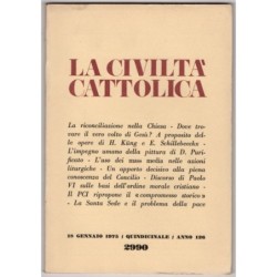 LA CIVILTÀ CATTOLICA-n 2, 18 gennaio-1975