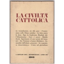 LA CIVILTÀ CATTOLICA-n 1, 4 gennaio-1975