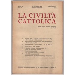 LA CIVILTÀ CATTOLICA-n 24, 18 dicembre-1965