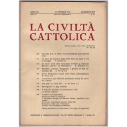LA CIVILTÀ CATTOLICA-n 20, 16 ottobre-1965