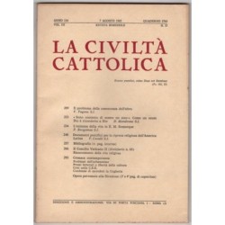 LA CIVILTÀ CATTOLICA-n 15, 7 agosto-1965