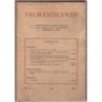 SALMANTICENSIS. COMMENTARIUS DE SACRIS DISCIPLINIS-vol 12, fasc 1-1965