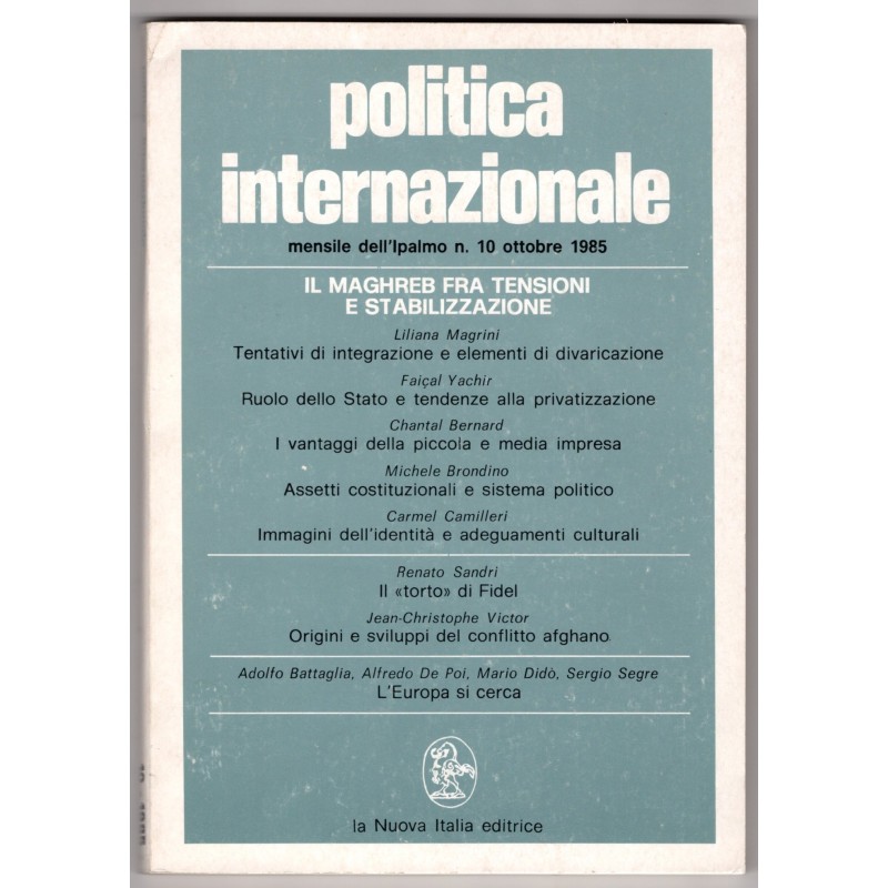 POLITICA INTERNAZIONALE-n 10, ott-1985