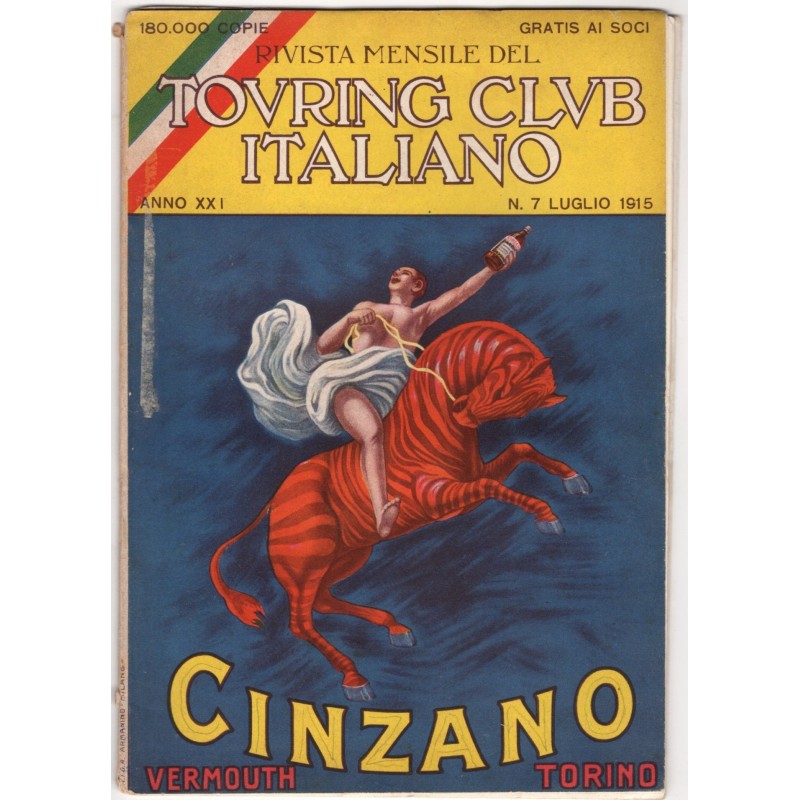 RIVISTA MENSILE DEL TOURING CLUB ITALIANO-n 7, luglio-1915