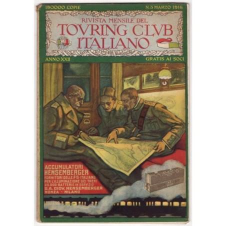 RIVISTA MENSILE DEL TOURING CLUB ITALIANO-n 3, marzo-1916