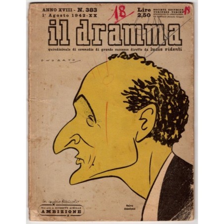 IL DRAMMA-n 383, 1 agosto-1942