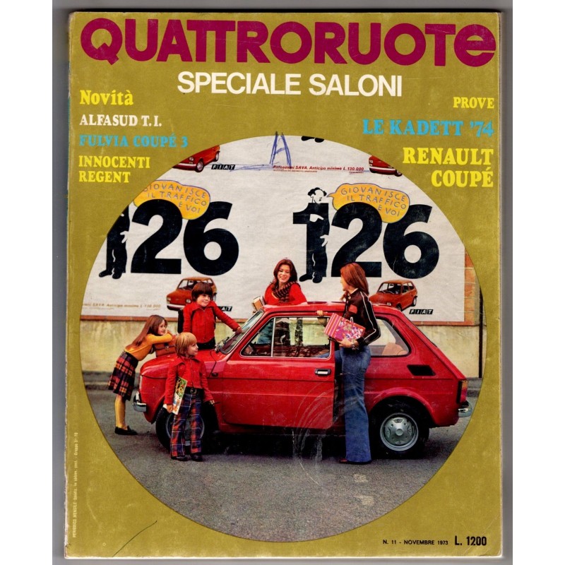 QUATTRORUOTE-n 215, novembre-1973