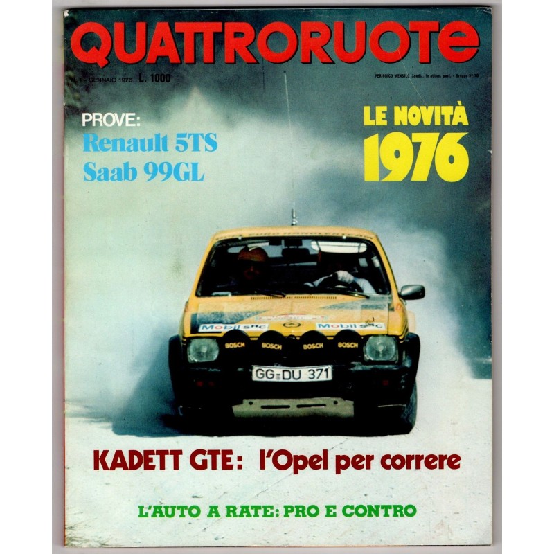 QUATTRORUOTE-n 241, gennaio-1976