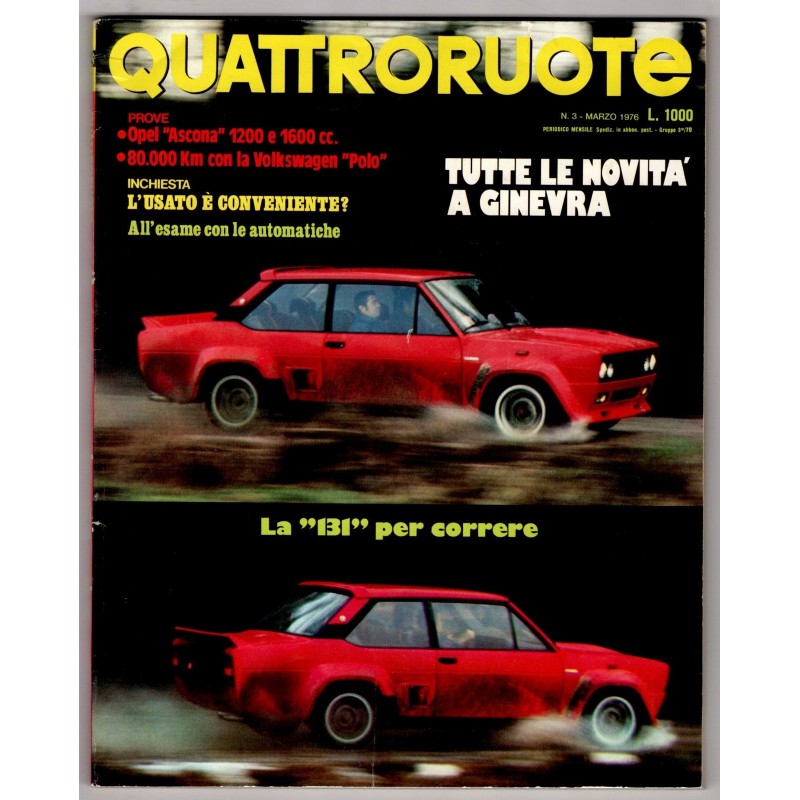 QUATTRORUOTE-n 243, marzo-1976