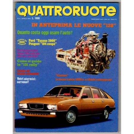 QUATTRORUOTE-n 244, aprile-1976