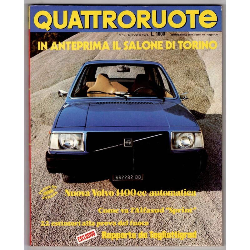 QUATTRORUOTE-n 250, ottobre-1976