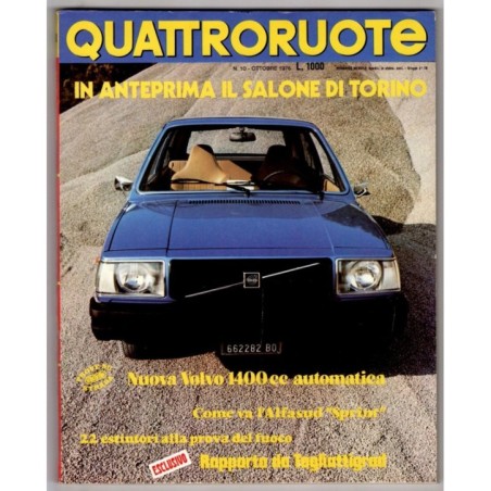 QUATTRORUOTE-n 250, ottobre-1976