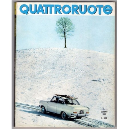 QUATTRORUOTE-n 109, gennaio-1965