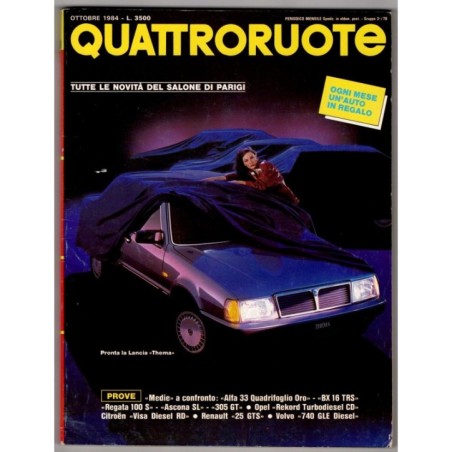 QUATTRORUOTE-n 348, ottobre-1984