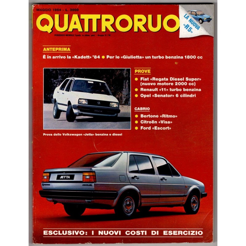 QUATTRORUOTE-n 343, maggio-1984