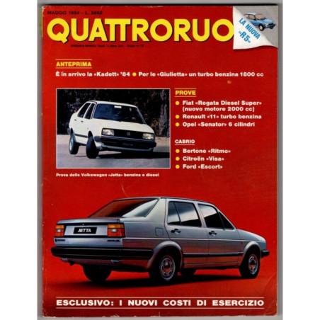 QUATTRORUOTE-n 343, maggio-1984