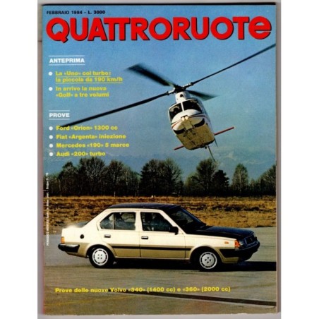 QUATTRORUOTE-n 340, febbraio-1984